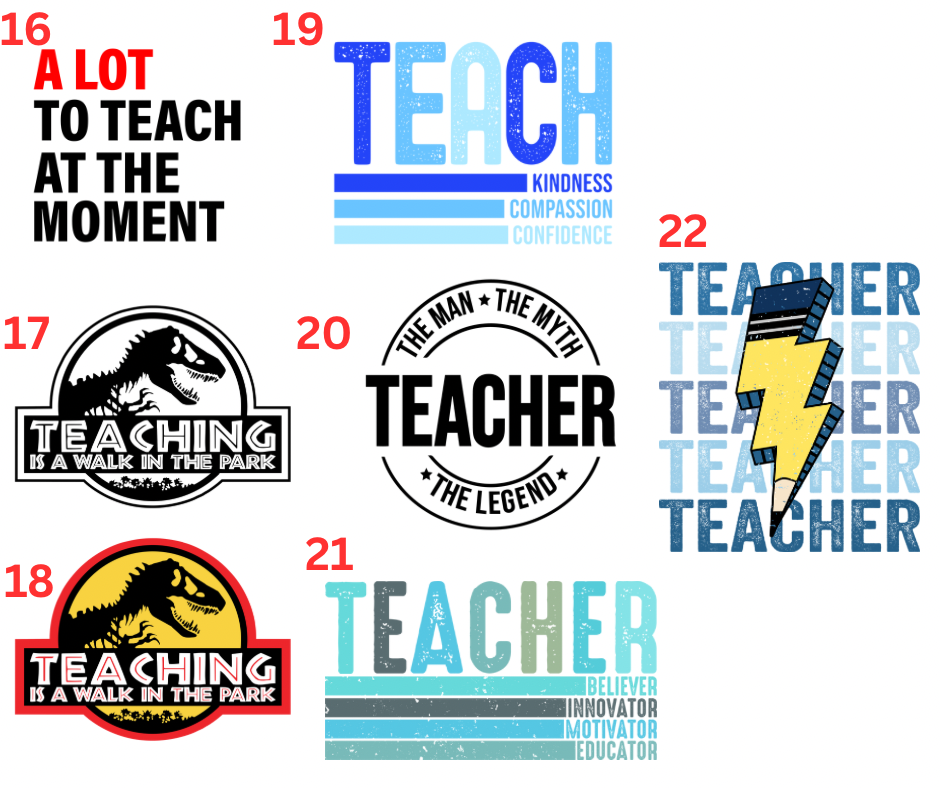 Adult Long Sleeve T-Shirt - Teacher
