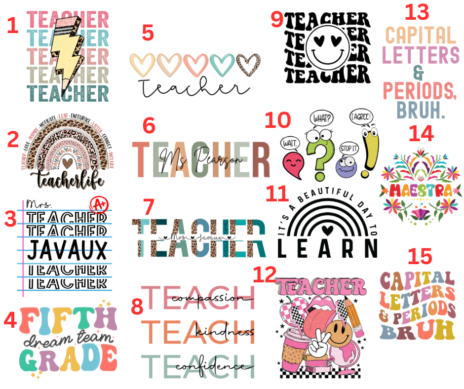 Adult Long Sleeve T-Shirt - Teacher
