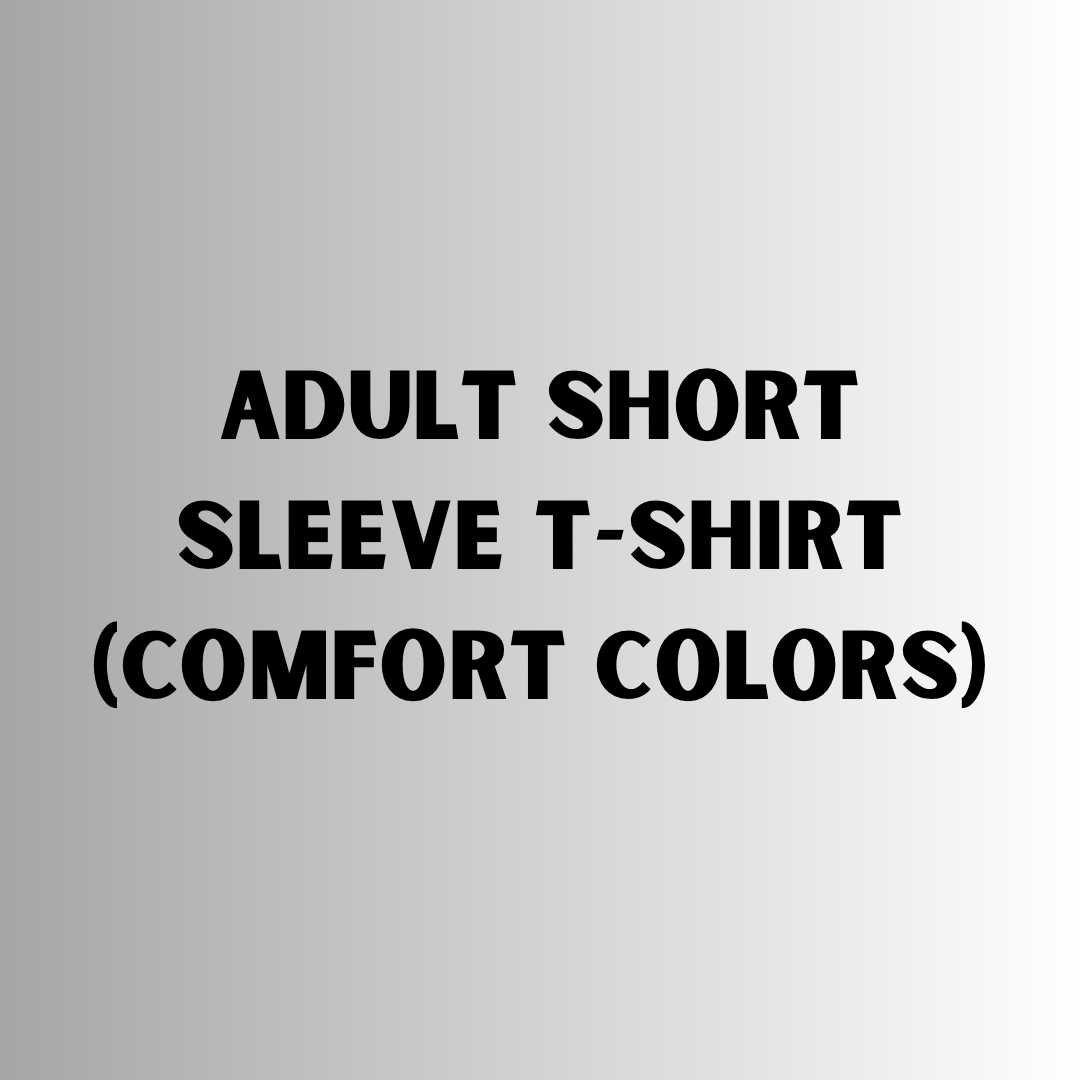 Adult Short Sleeve T-Shirt - Comfort Colors - KRH