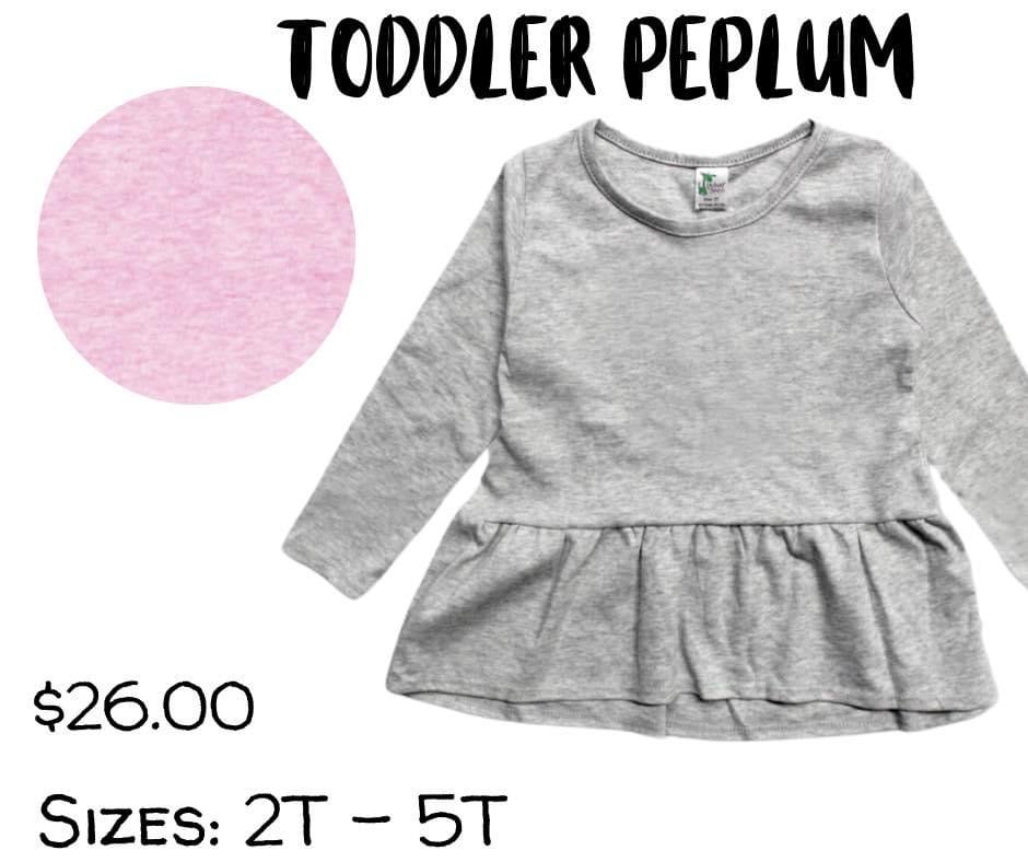 Toddler Peplum