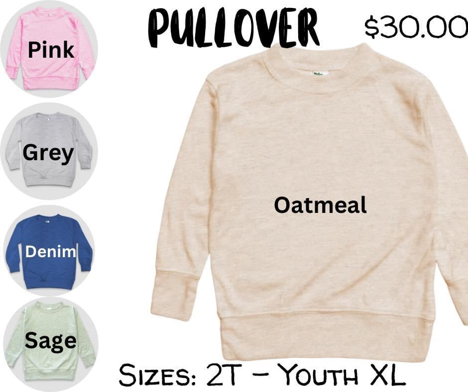 Youth Long Sleeve Pullover