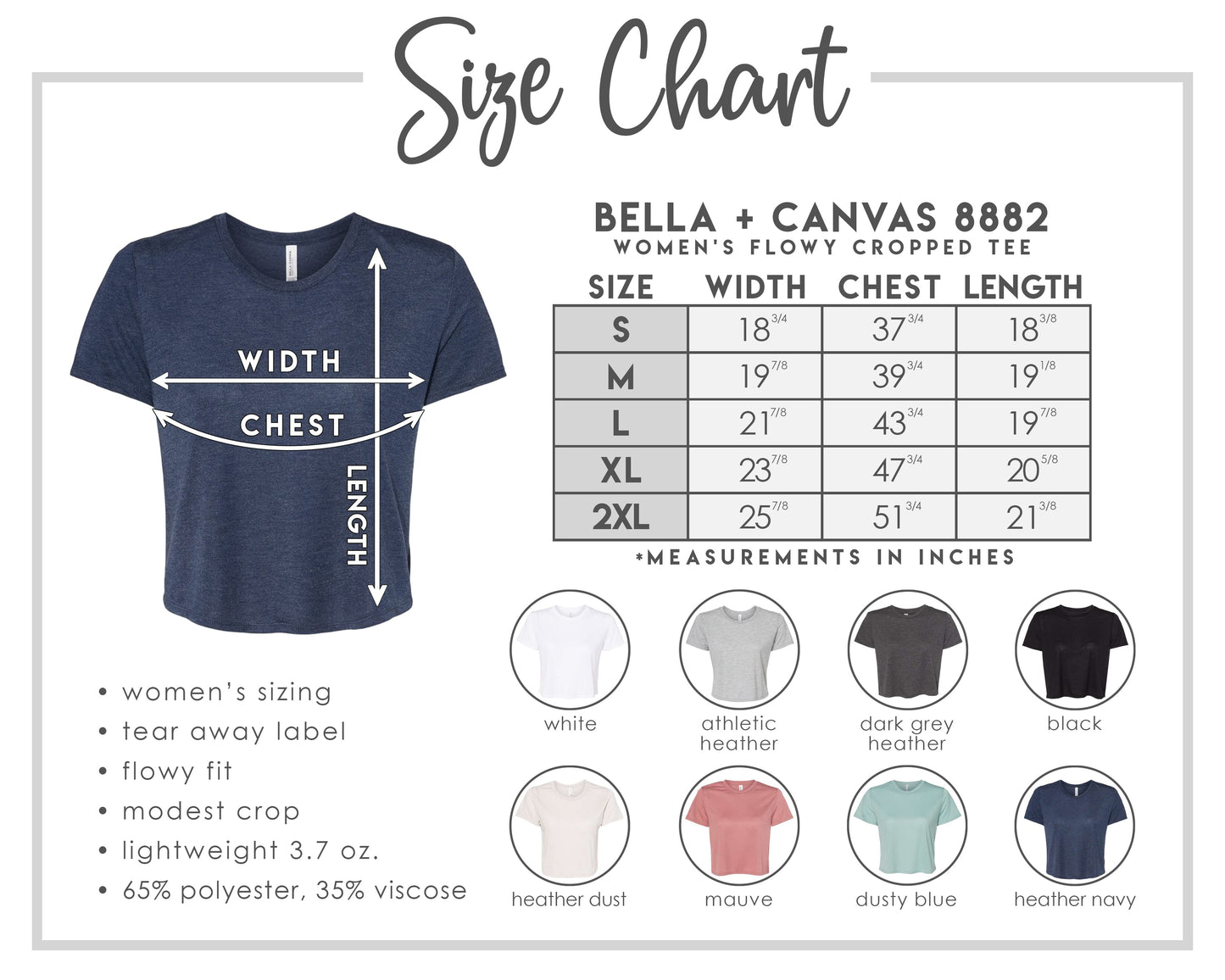 Adult Women’s Flowy Cropped Tee