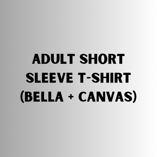 Adult Short Sleeve T-Shirt - Bella + Canvas - KRH