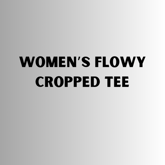 Adult Women’s Flowy Cropped Tee