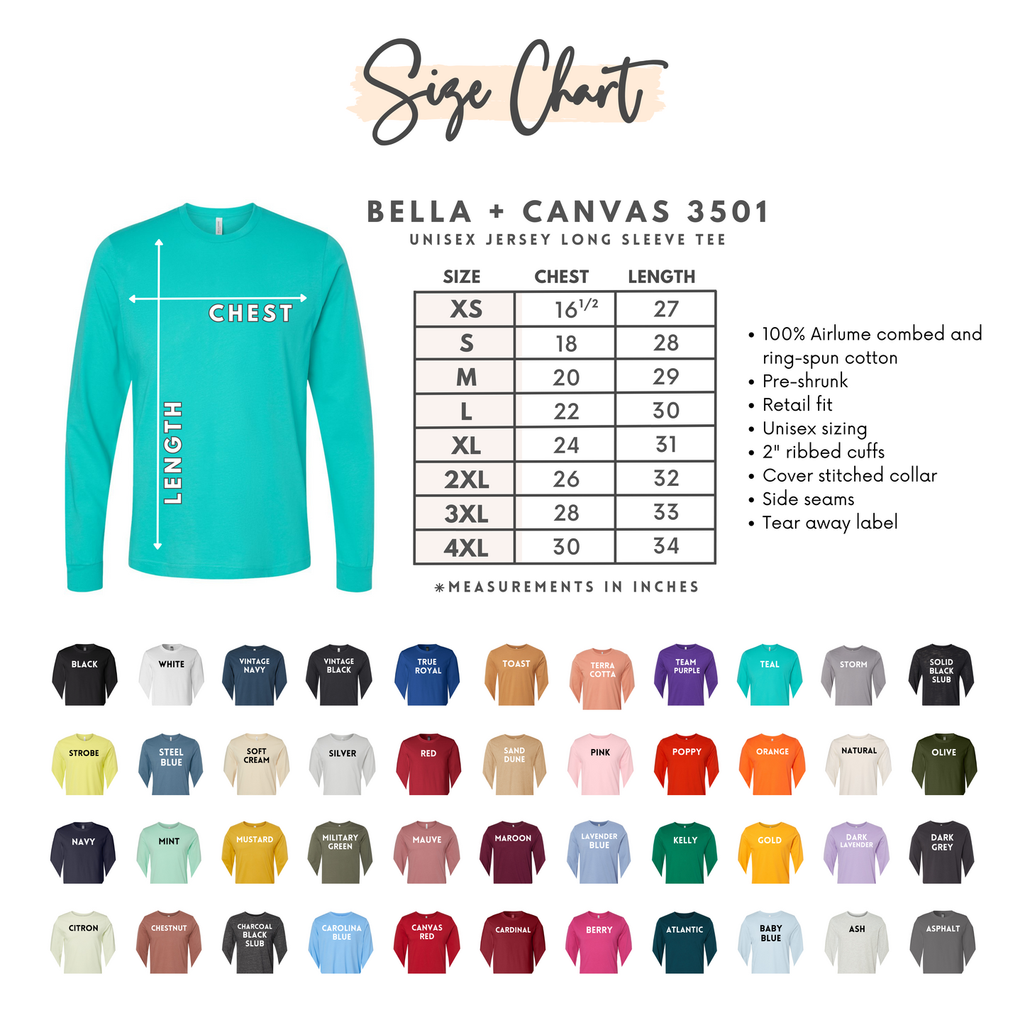 Adult Long Sleeve T-Shirt
