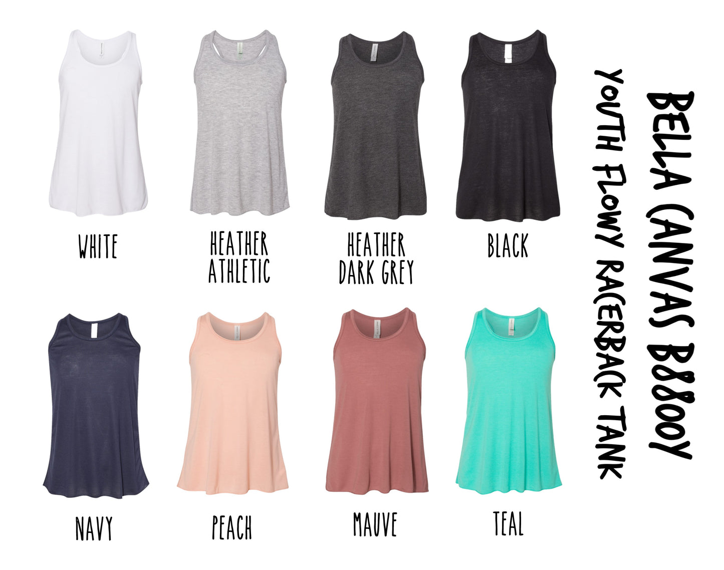 Youth Flowy Racerback Tank