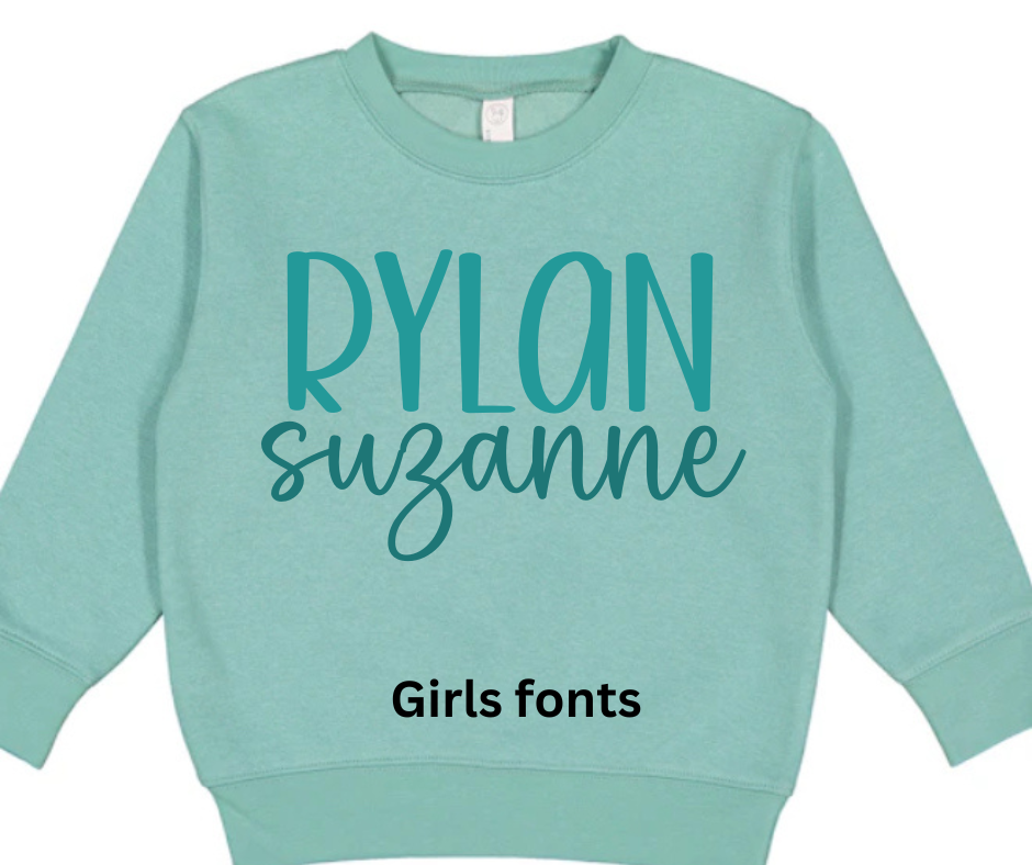 Adult Crewneck Sweatshirt - Gildan - Name Crews